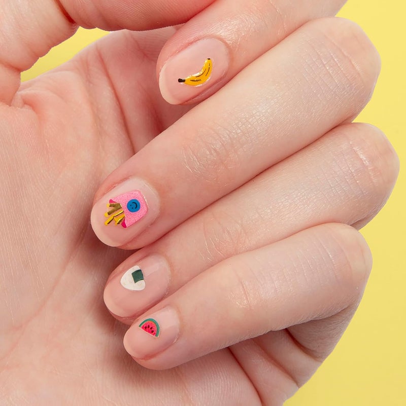 omY Yummy Nail Art Stickers - 120 Stickers, Waterproof, Durable, Fun, Creative Designs | Strong Enough to Last Through Hand Washing - Easy to Apply, Safe, Non-Toxic | Age 6 and Up - Image 3